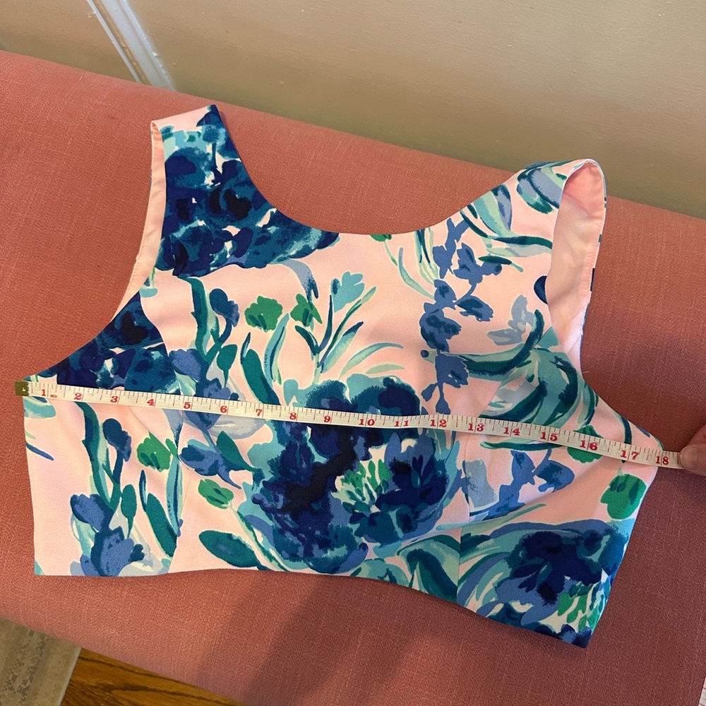 Lilly Pulitzer Jemma Set Crop Top and Maxi Skirt in Sweet Pea Size 6 - Picture 8 of 8